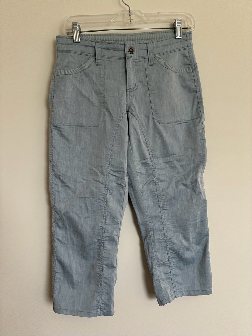 Kuhl Light Blue Casual Crop Hiking pants long shorts size 2